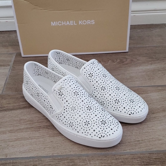 michael kors kane slip on sneakers